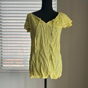 Women's Fundamental Things Yellow Shirt - Size M